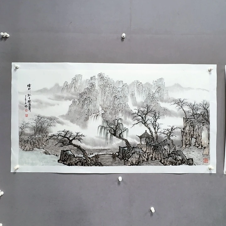 国画亲笔手绘放心去藏