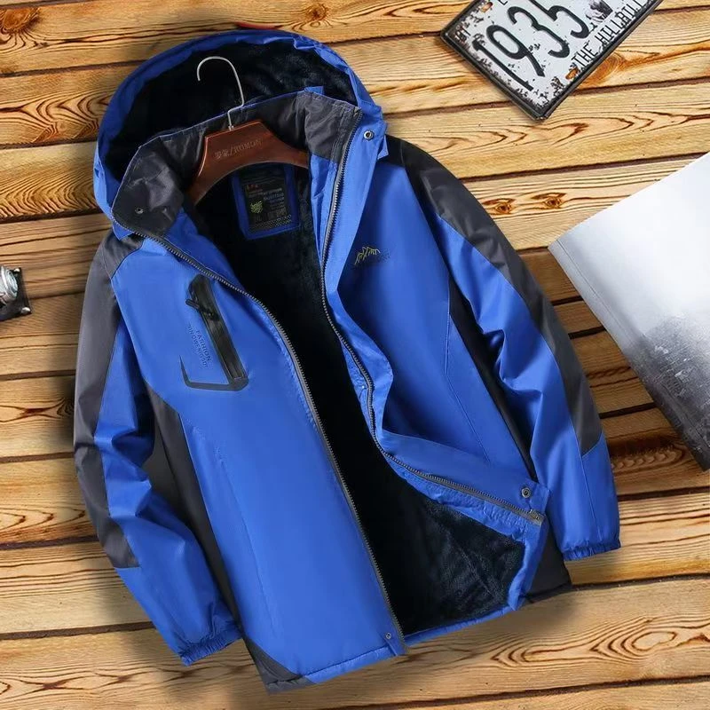 STAGGERED/纵贯集结春秋冲锋衣时尚百搭加绒户外防风夹克冲锋衣