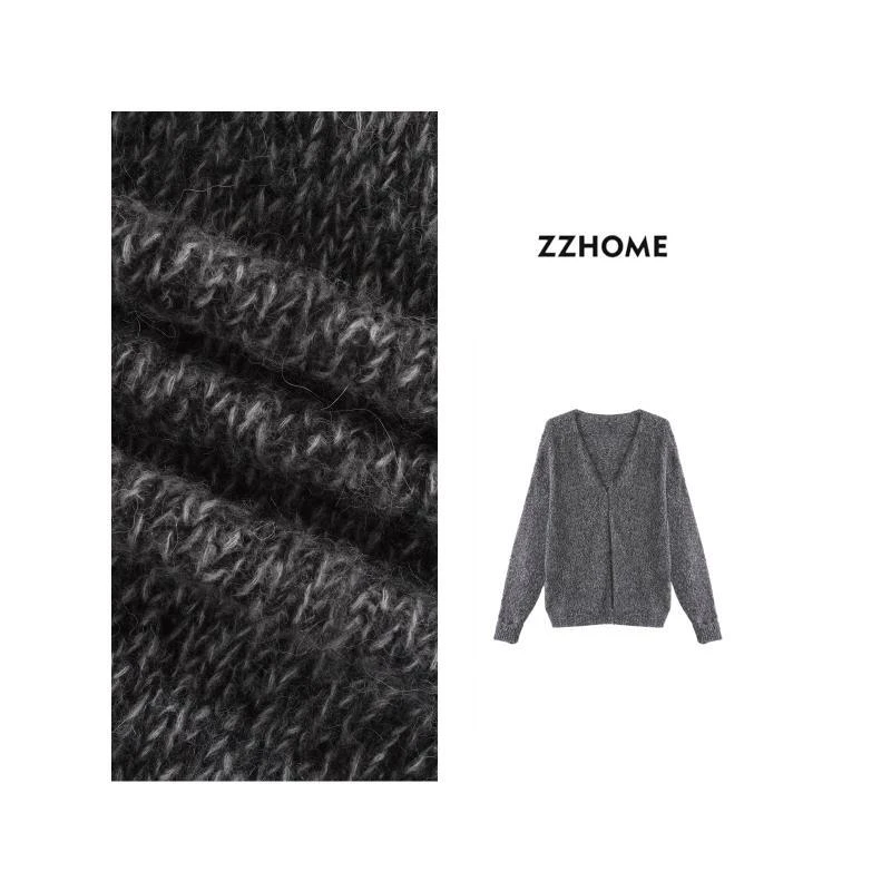 ZOZO HOME ｜织物之美软力量轮廓深灰精织上衣q171857p