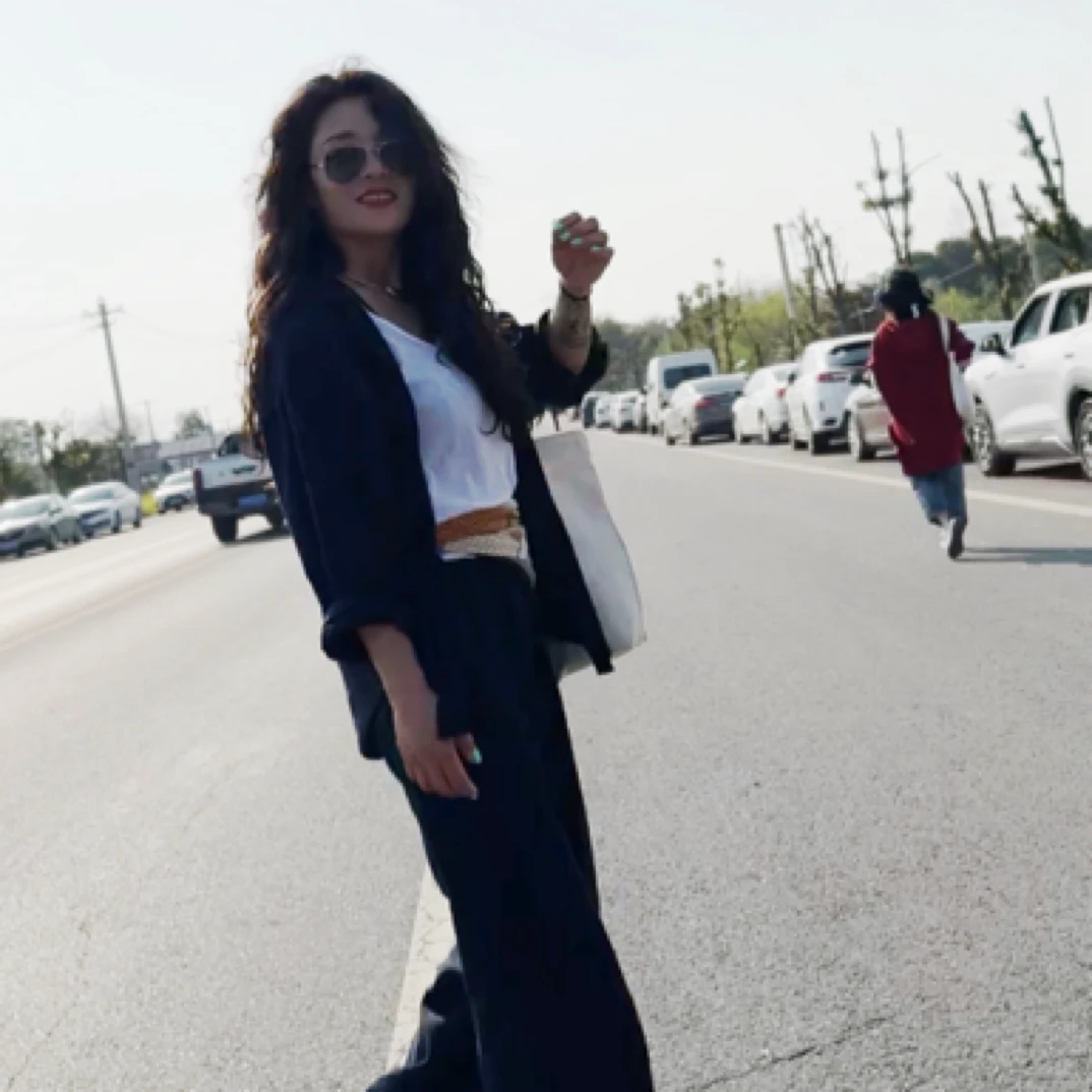 文艺垂感松紧腰宽松慵懒丝麻套（直播间看实物）