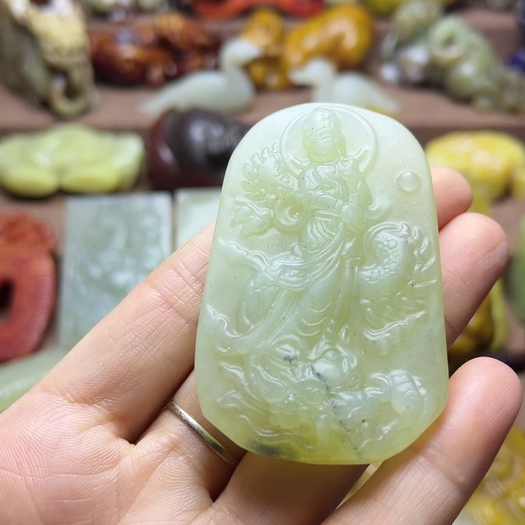 白玉菩提吊坠122。。