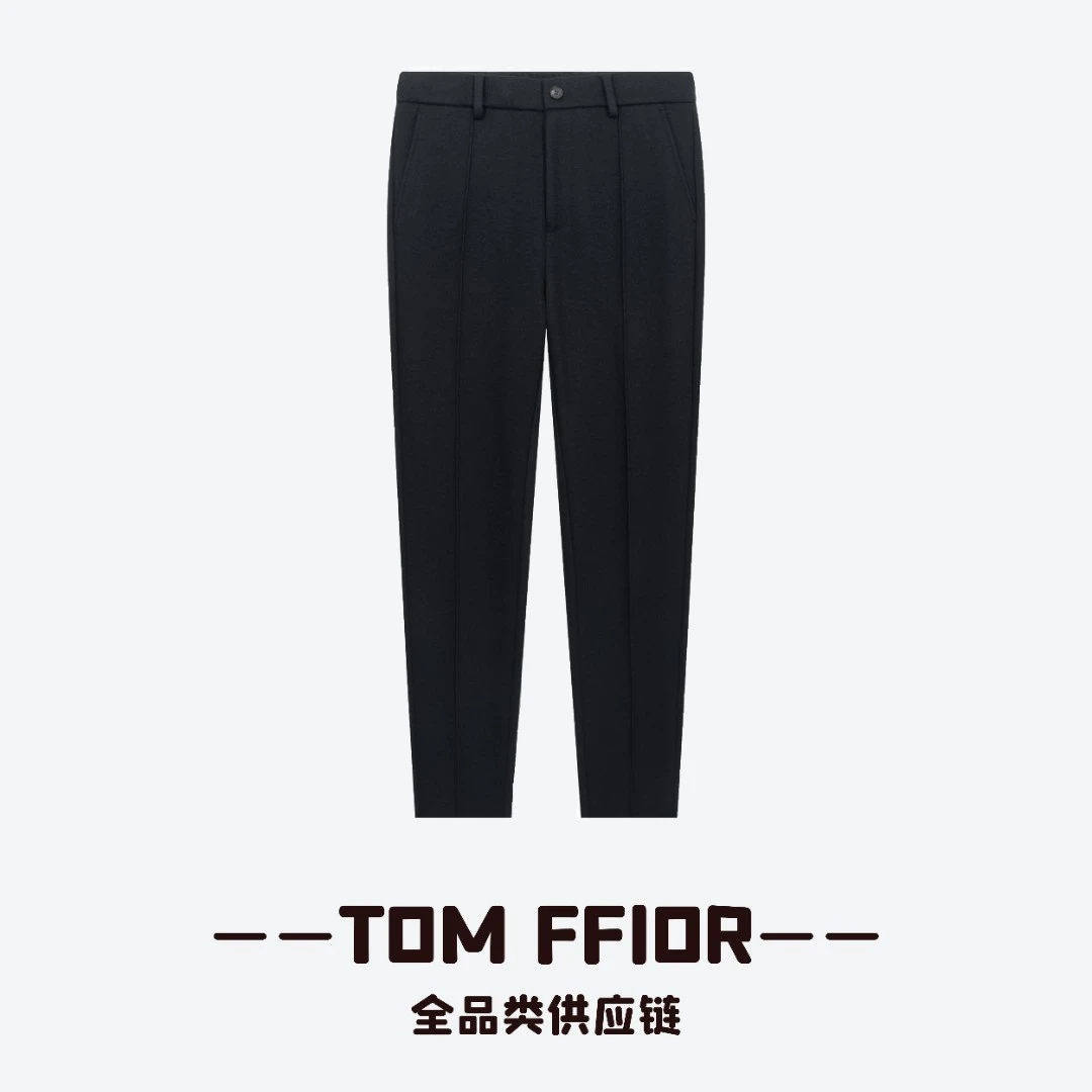 TOM FFIOR 【T*F-1W+】细腻顺滑！秋冬男士微缩羊毛混纺针织裤1287