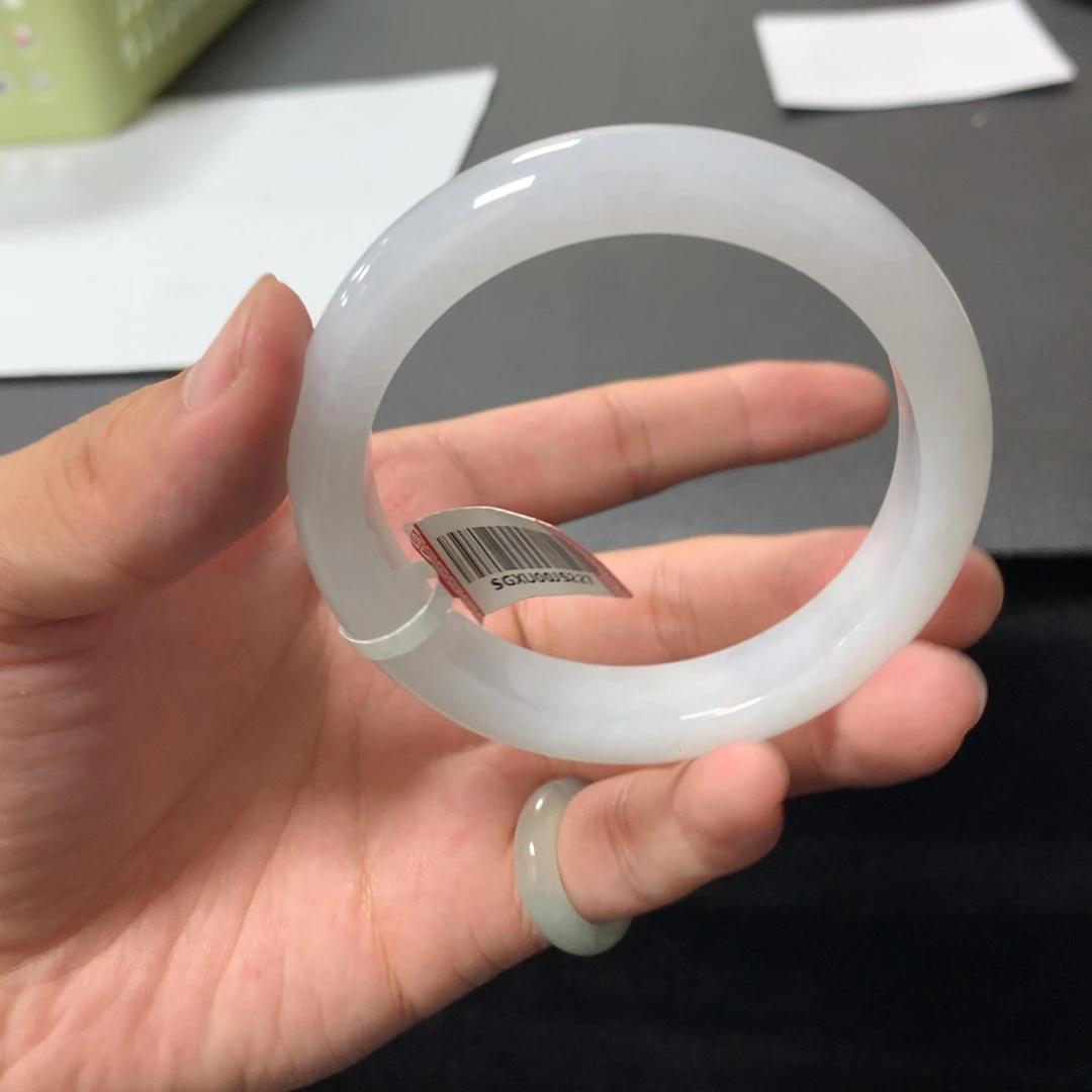 翡翠未镶嵌手镯3号58