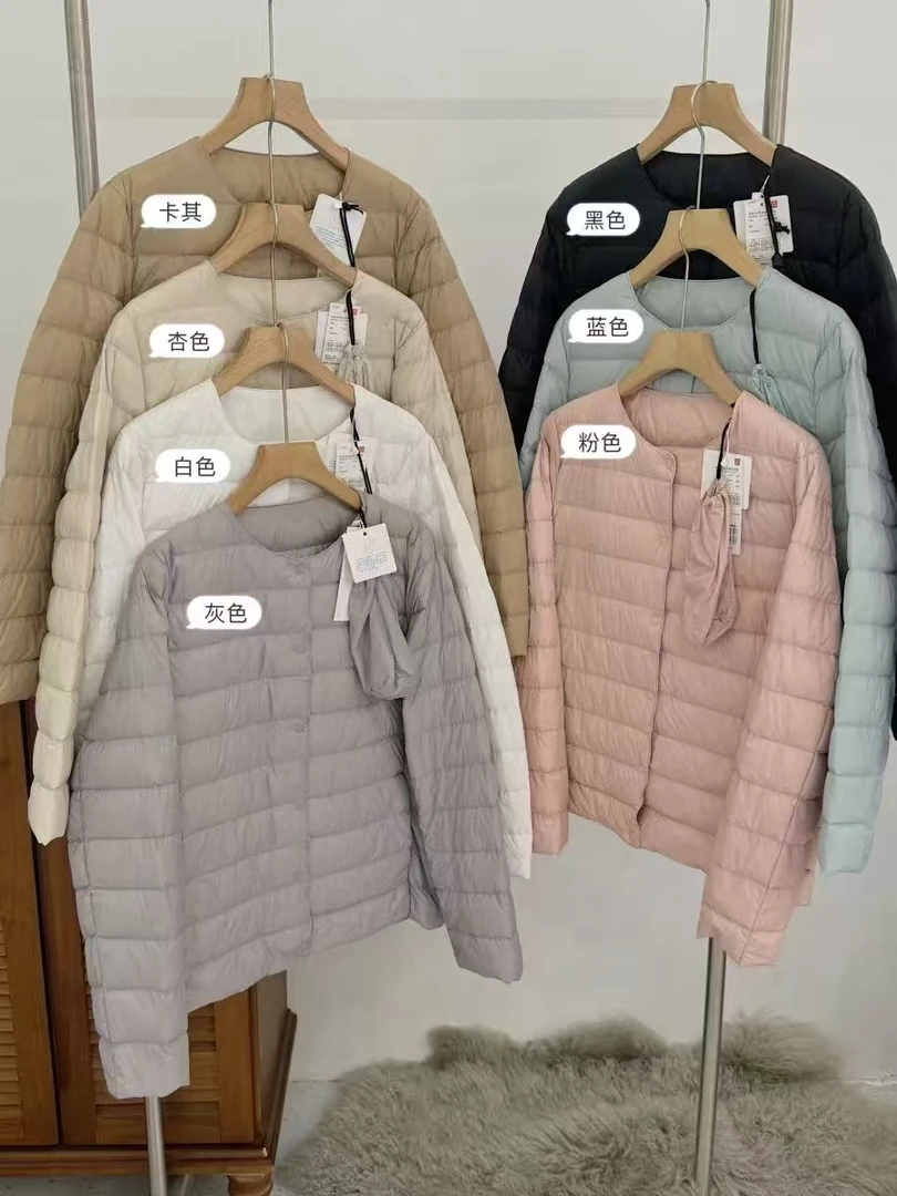 女款高蓬松轻薄//鸭/绒/羽/服冲锋衣防风防水