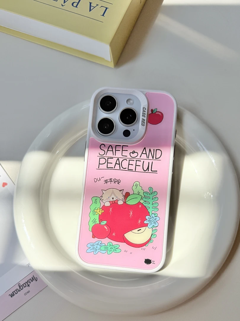 DuDu 联名苹苹安安原创手机壳，适用苹果安卓
