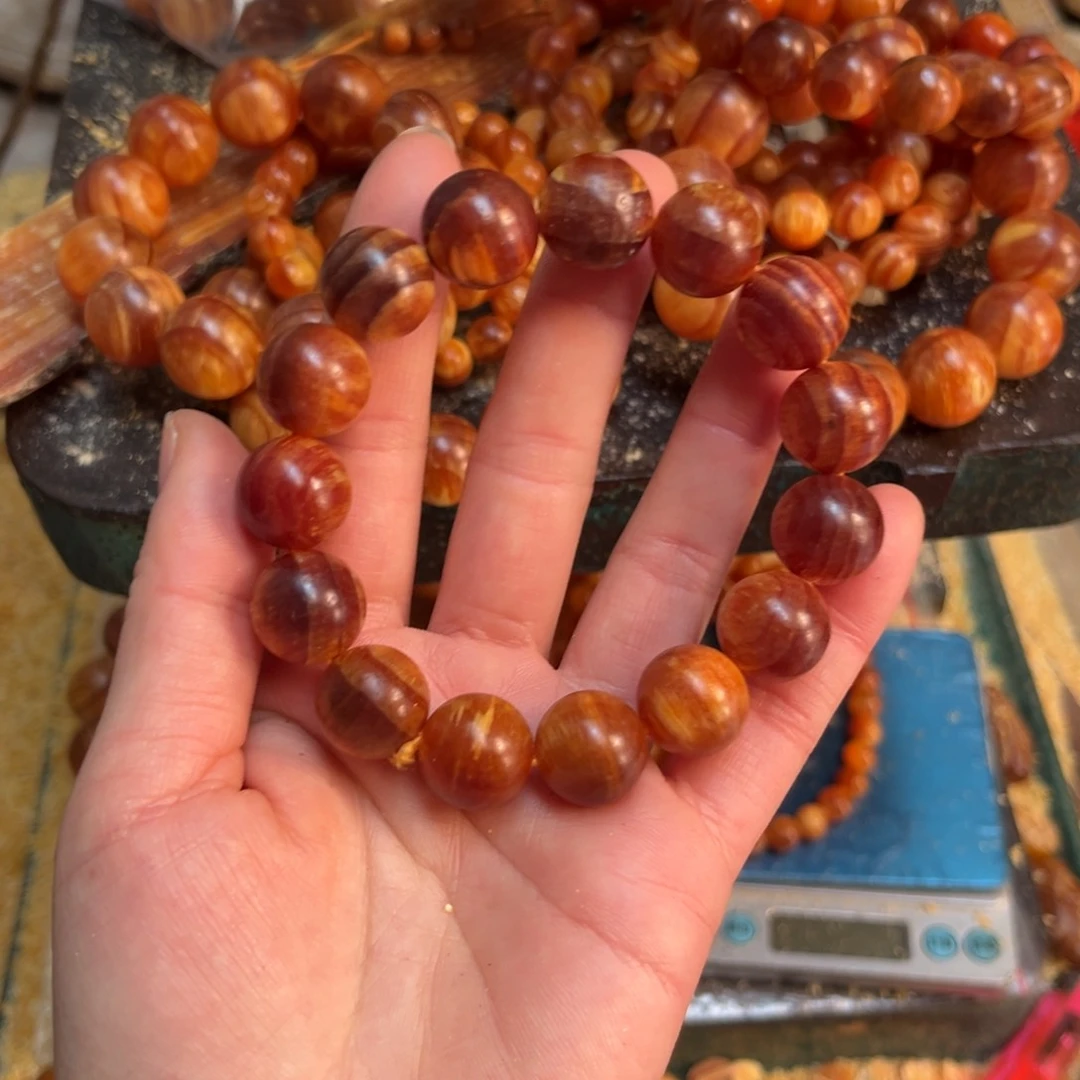 松木（琥珀木）手串/手链1.5树根
