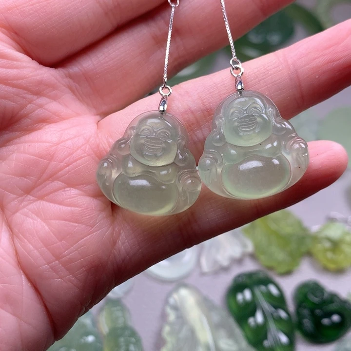 蛇纹石玉未镶嵌颈饰岫玉