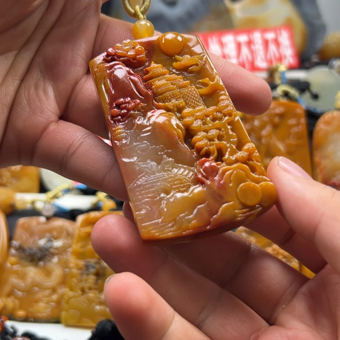 石英质玉（黄龙玉）未镶嵌黄龙玉