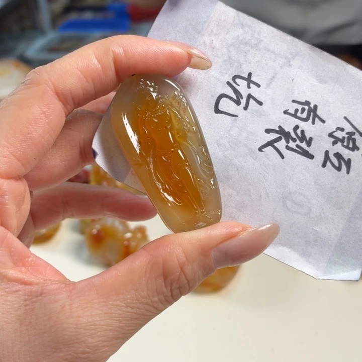 玛瑙/玉髓吊坠(不含链)未镶嵌