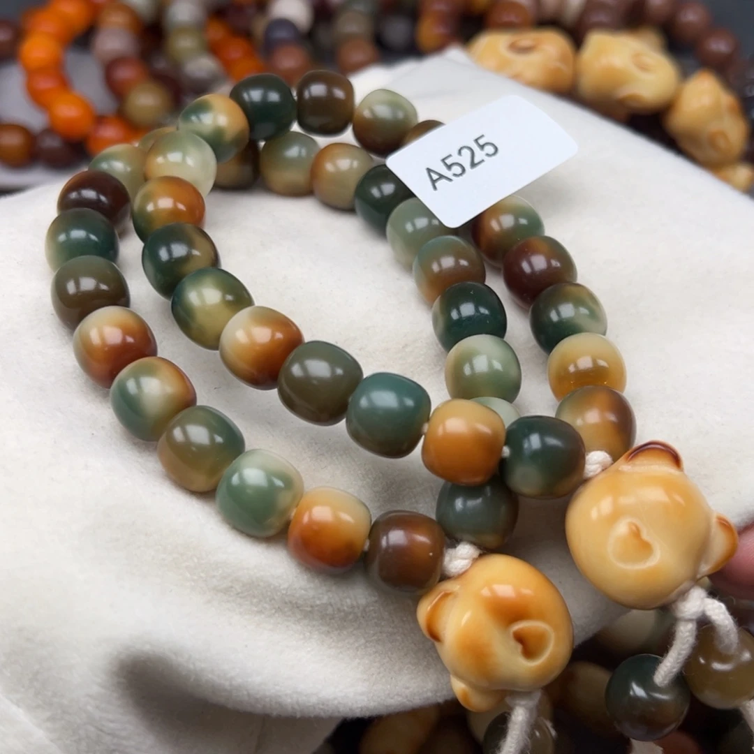 吊坠菩提根/象牙果A525桶珠12mm通货一串随机