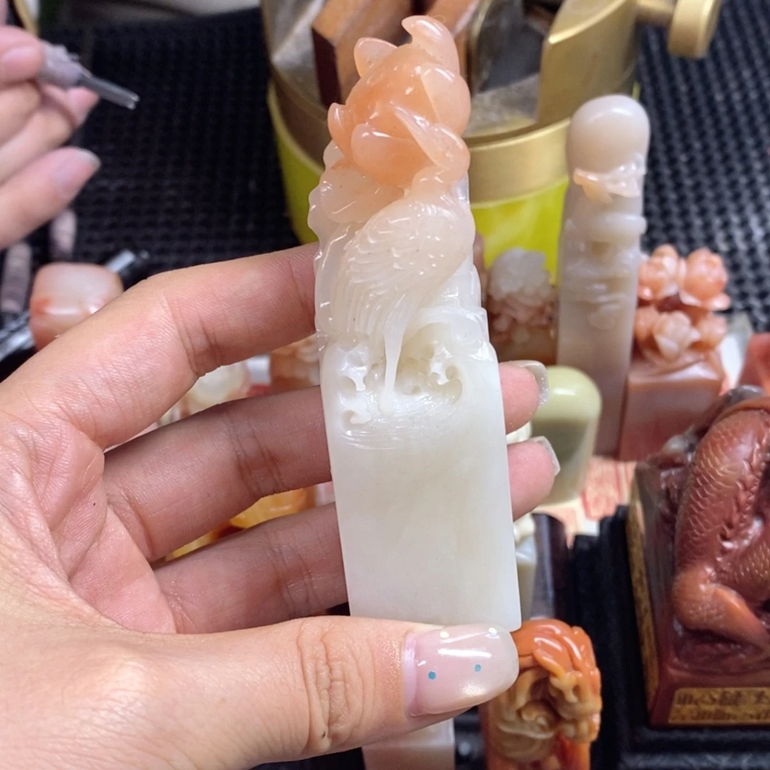 J***e印石寿山石成品正章书法用品