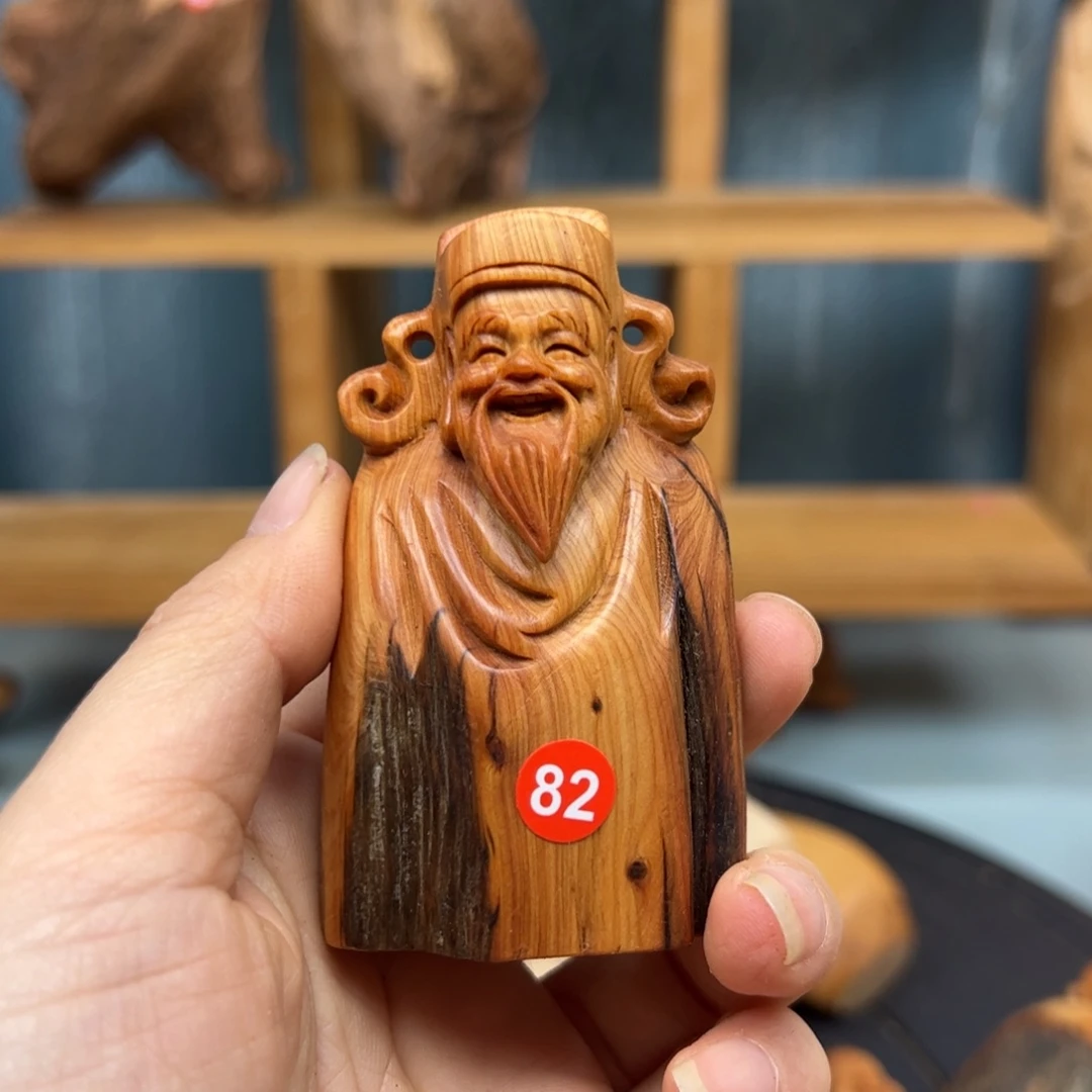 似***w木崖柏木摆件手把件