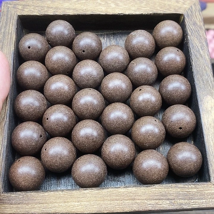 宣和内府降真香1.8天然合香珠到手28颗打底微瑕