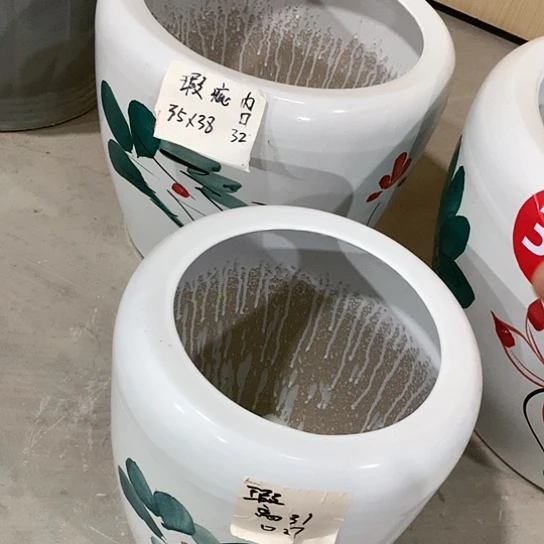 【闪购商品】陶瓷花盆默认瑕疵