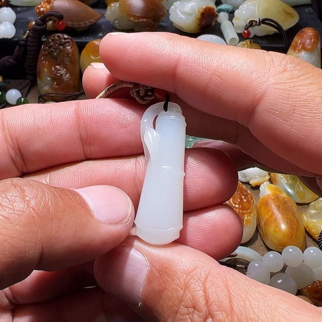 和田玉颈饰未镶嵌好***我