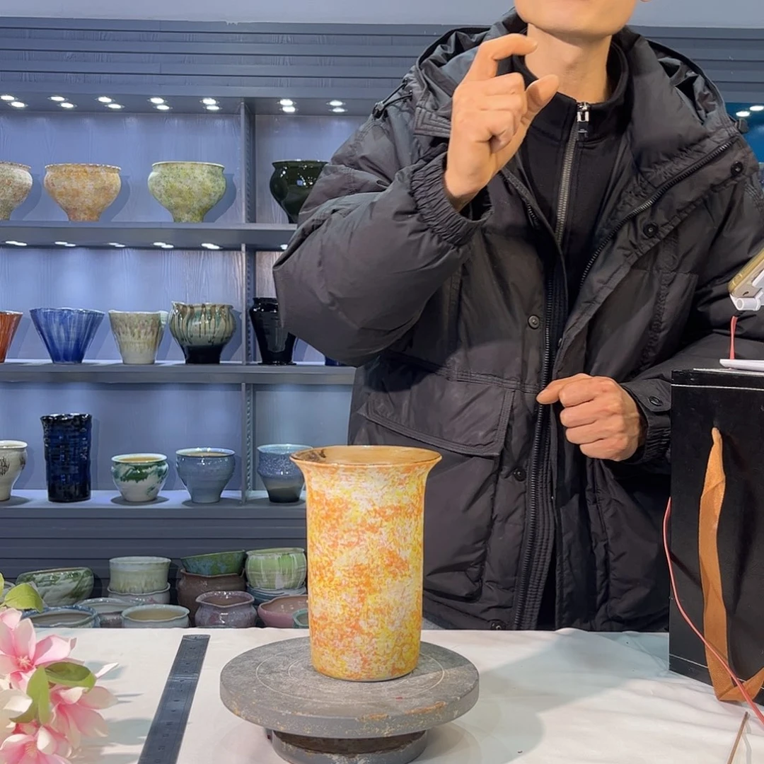 摆件陶景德镇陶瓷花瓶