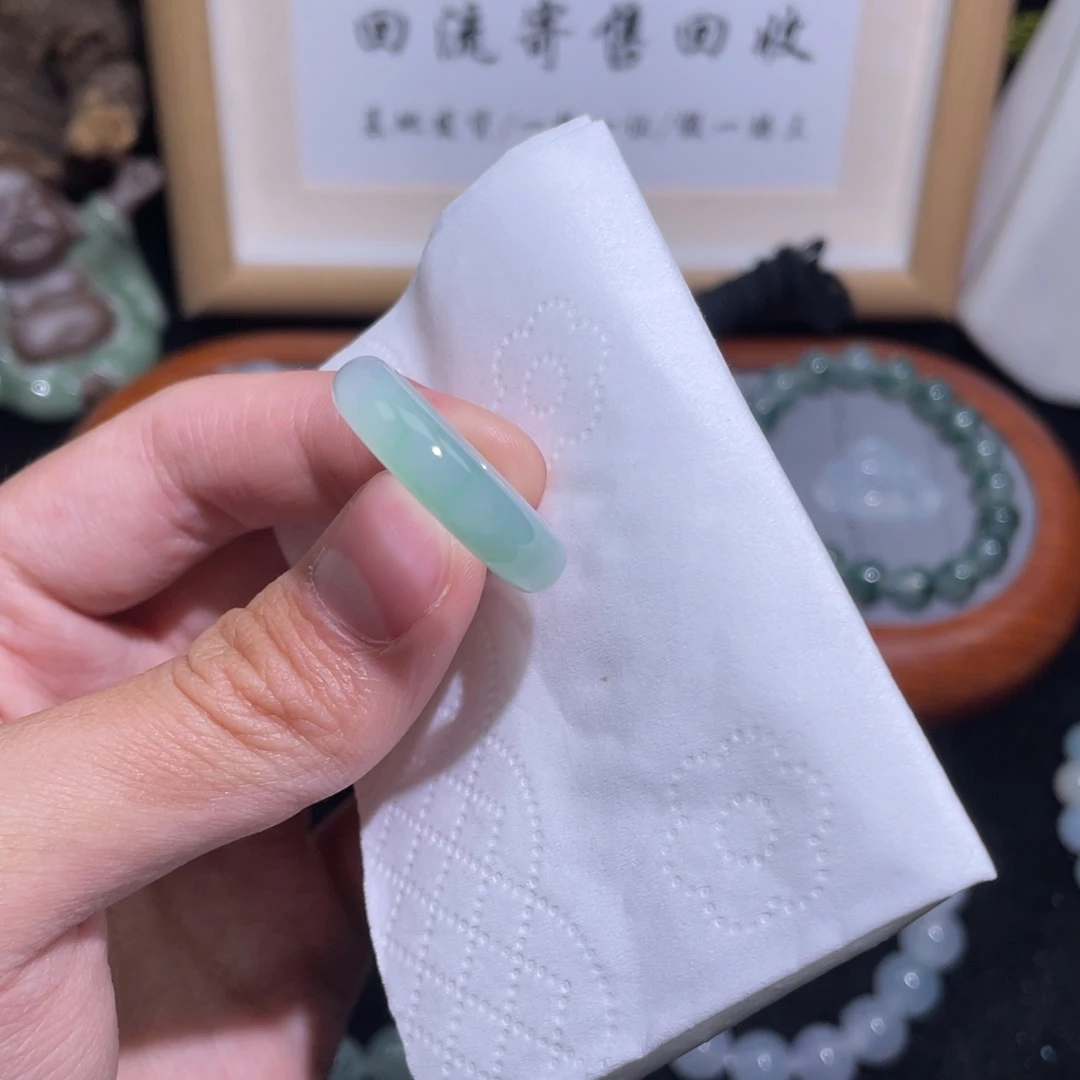 定制翡翠未镶嵌戒圈18圈