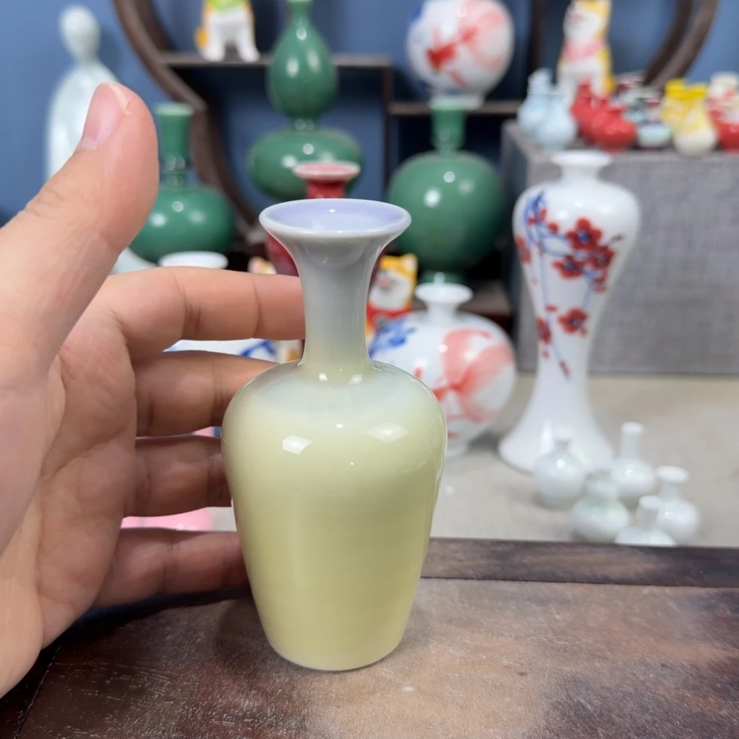 陶瓷手工小花器摆件