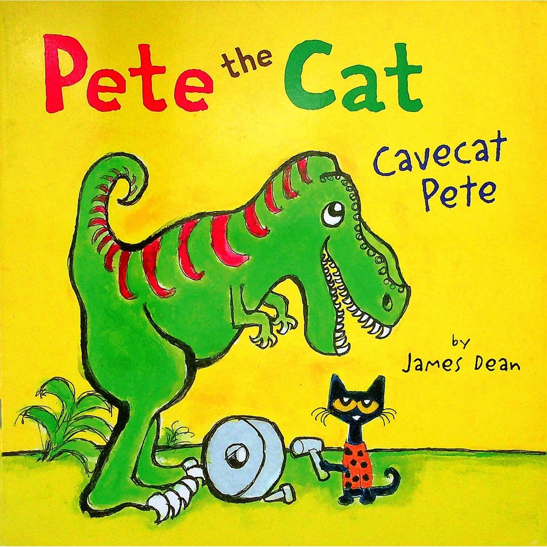 皮特猫原版书CavecatPete英语绘本亲子共读