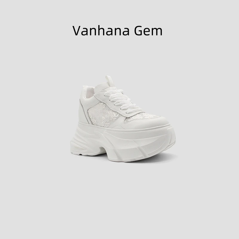 蒂格薇琦 2025新款女鞋透气厚底老爹鞋时尚休闲百搭休闲鞋