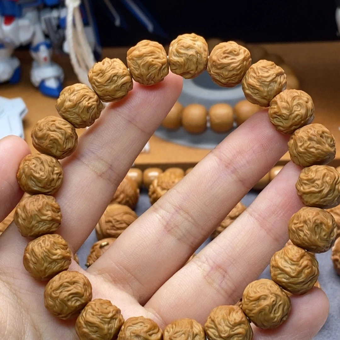 招****猴头核桃吊坠游龙串