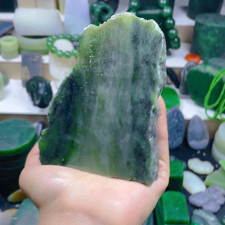 和田玉（碧玉）未镶嵌挂件