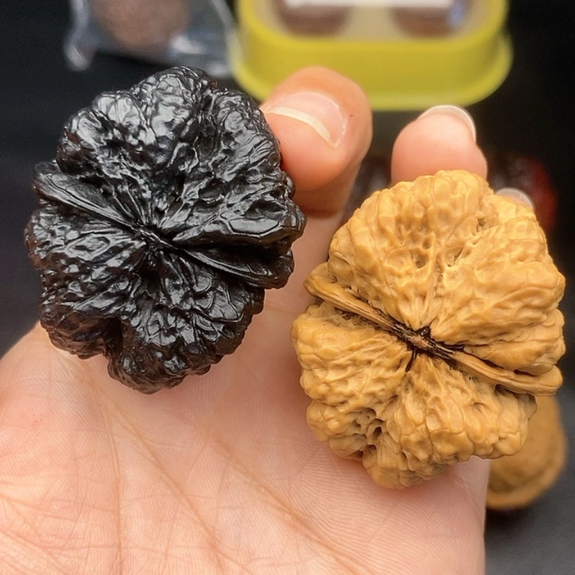 【闪购商品】把件文玩核桃42尺蝴蝶蟾