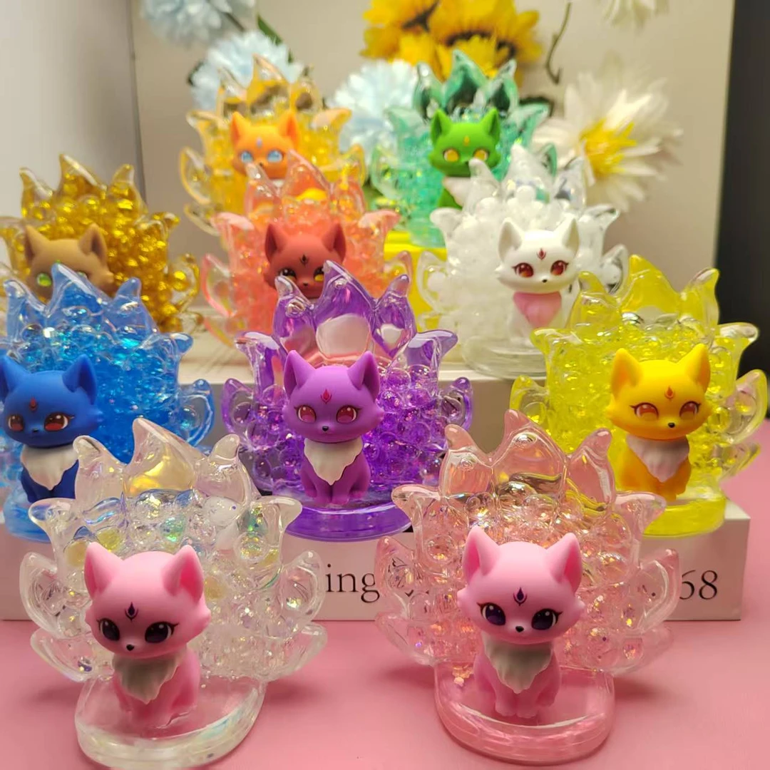 新小凤仙【国潮泡珠山海小凤仙九尾狐】10色桌面摆件