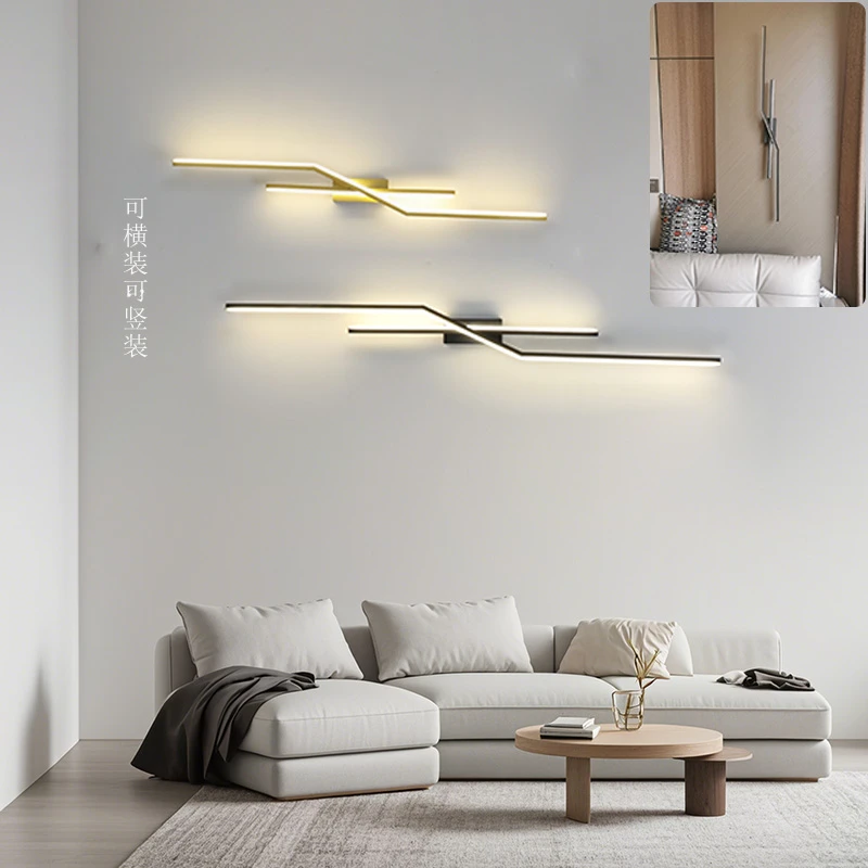 简约走廊墙灯个性酒店床头壁灯创意卧室墙壁灯电视背景墙格栅壁灯