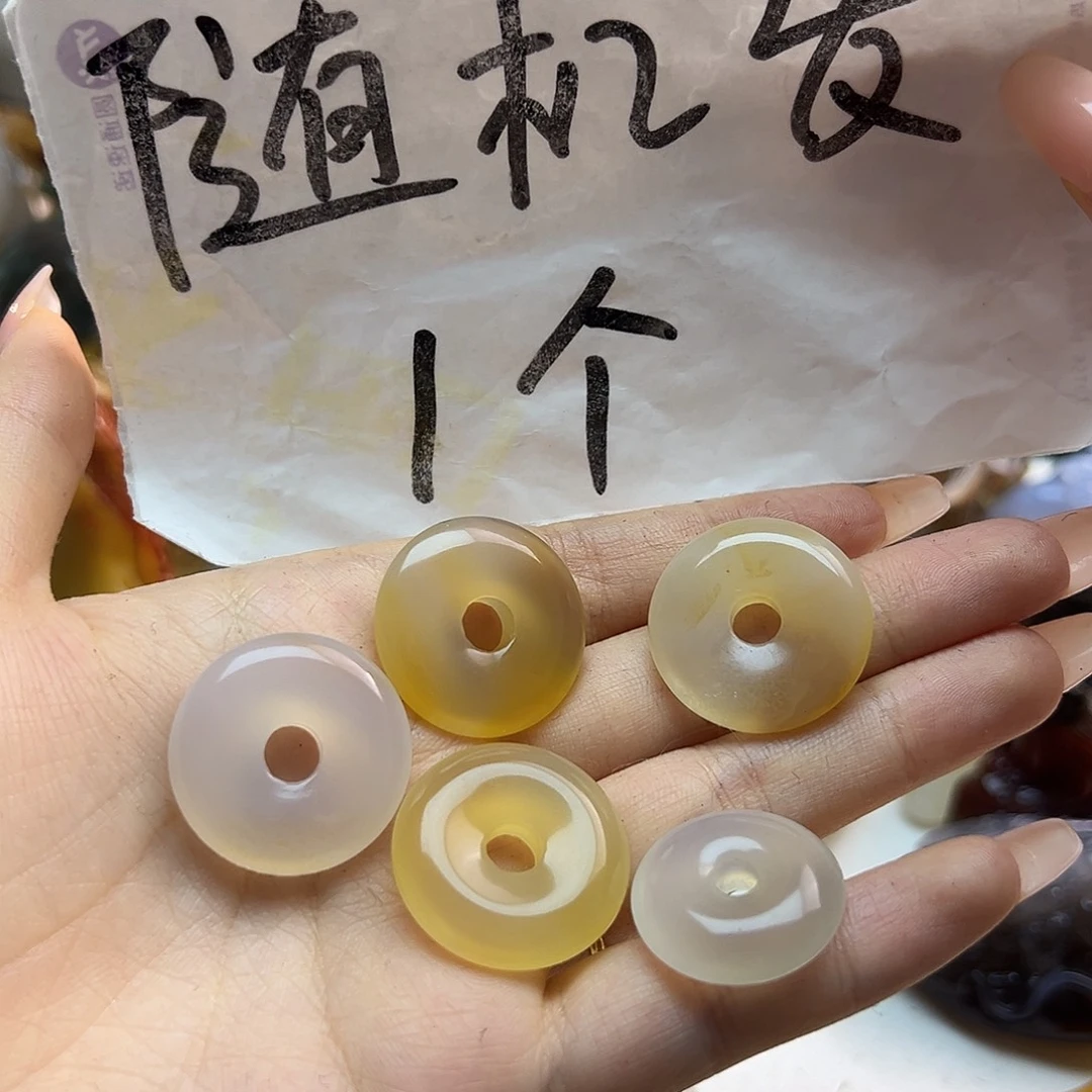 玛瑙/玉髓合金颈饰