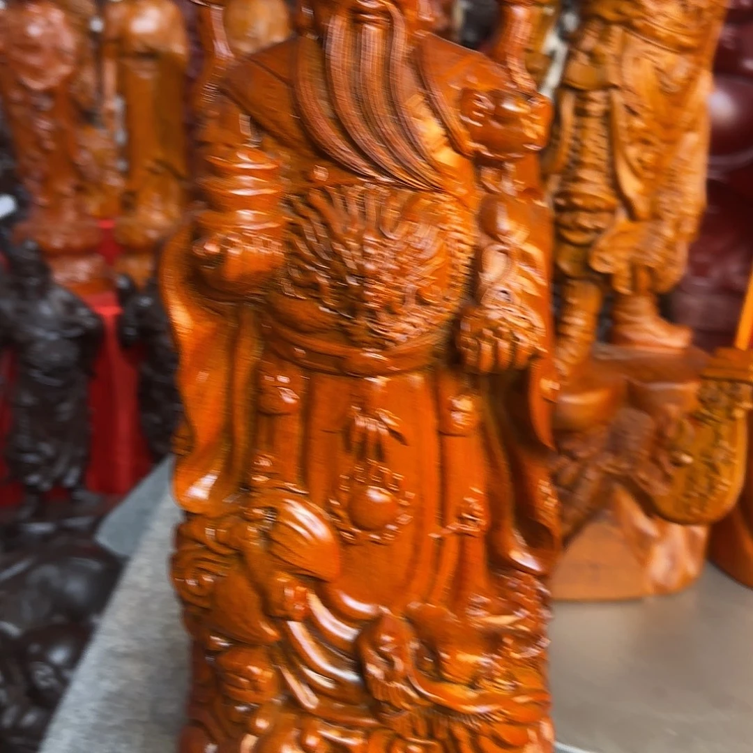 木北****）48花梨木财神