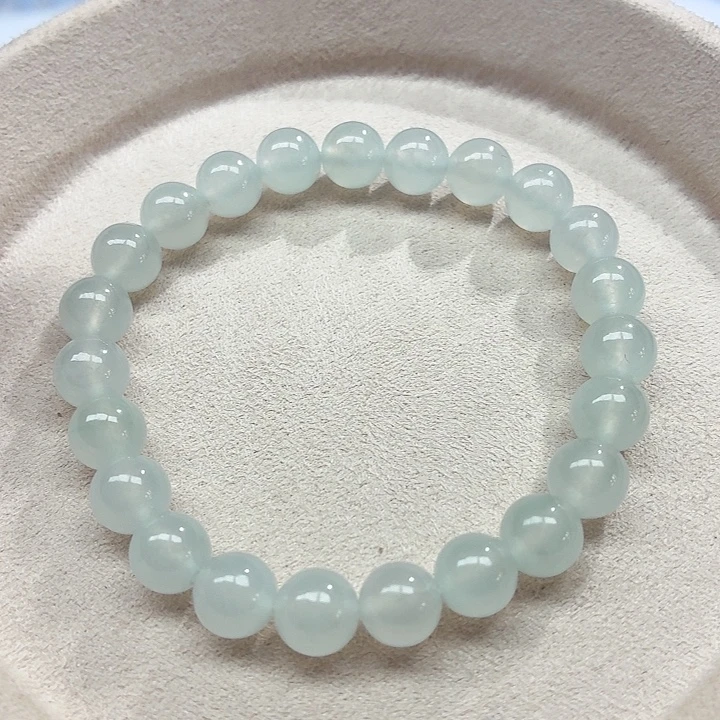 翡翠未镶嵌手链天然缅甸翡翠A货卡8