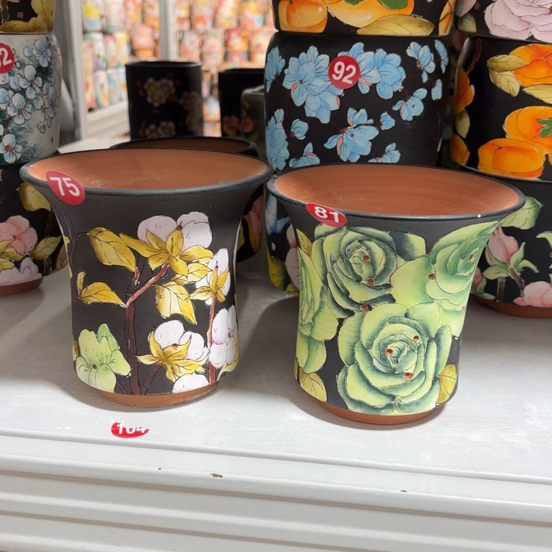 景德镇手绘花盆陶瓷12/12