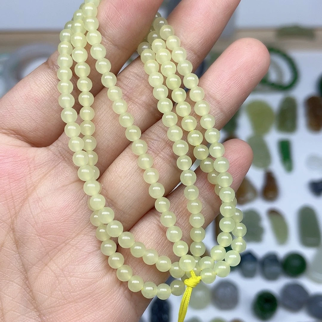 未镶嵌手链和田玉（黄玉）