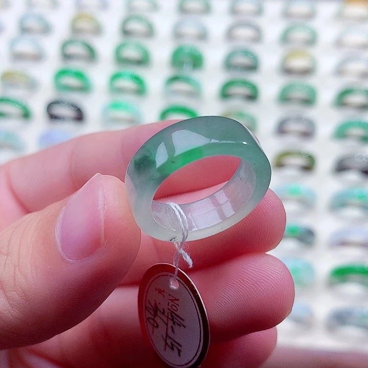 翡翠未镶嵌戒指14-15号