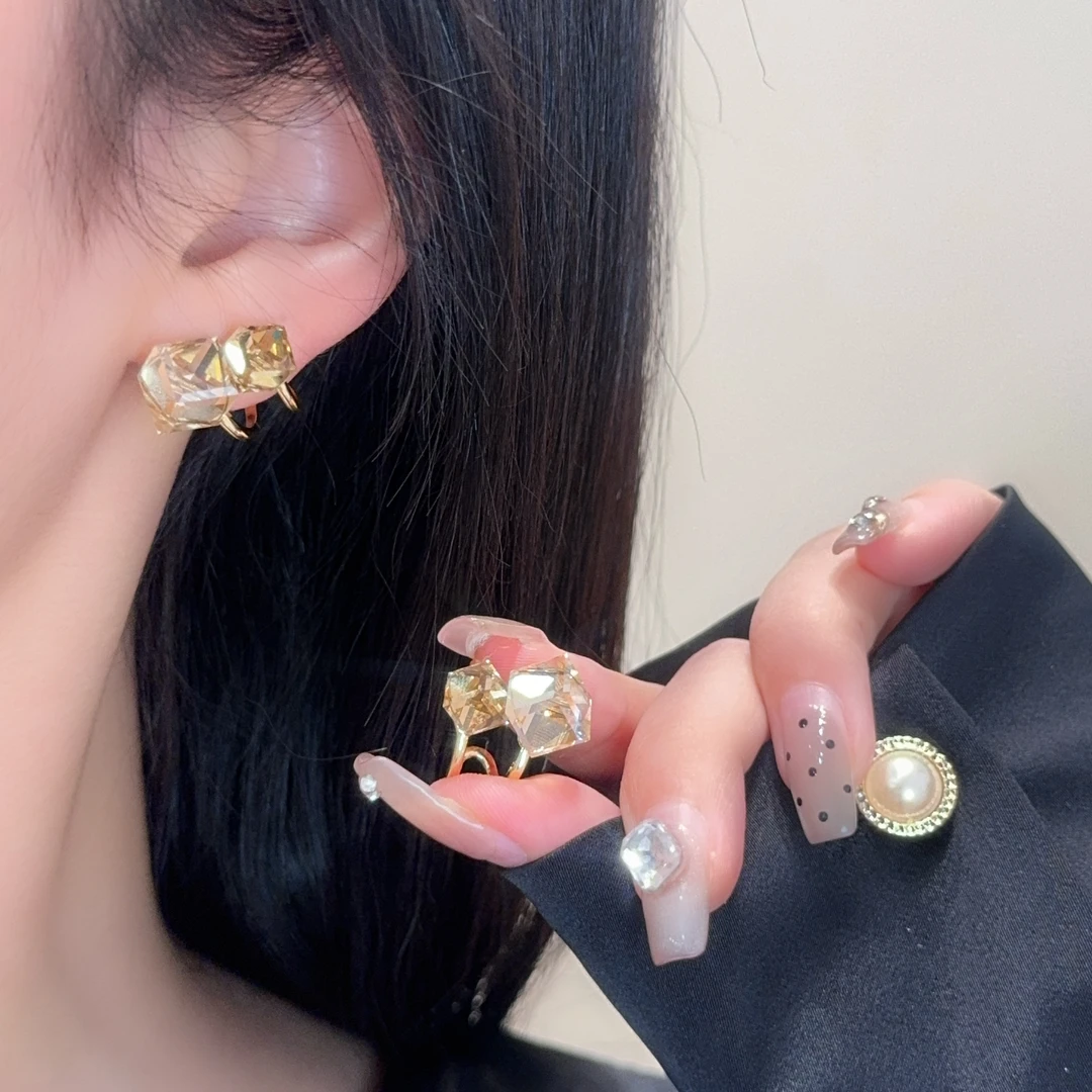 黑糖【耳饰】  个性百搭小众轻奢简约百搭时尚耳饰E1433