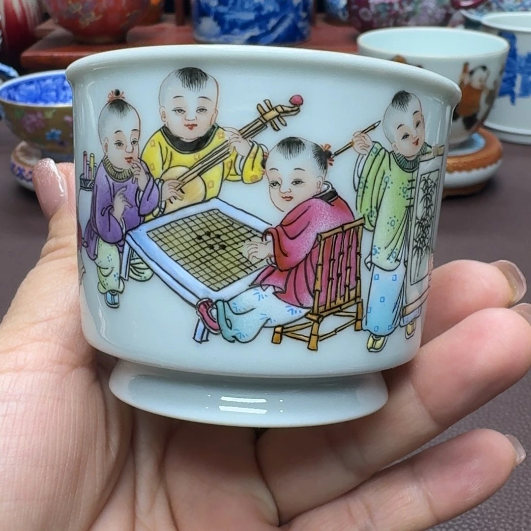 瓷片景德镇仿古手工制作精品展示