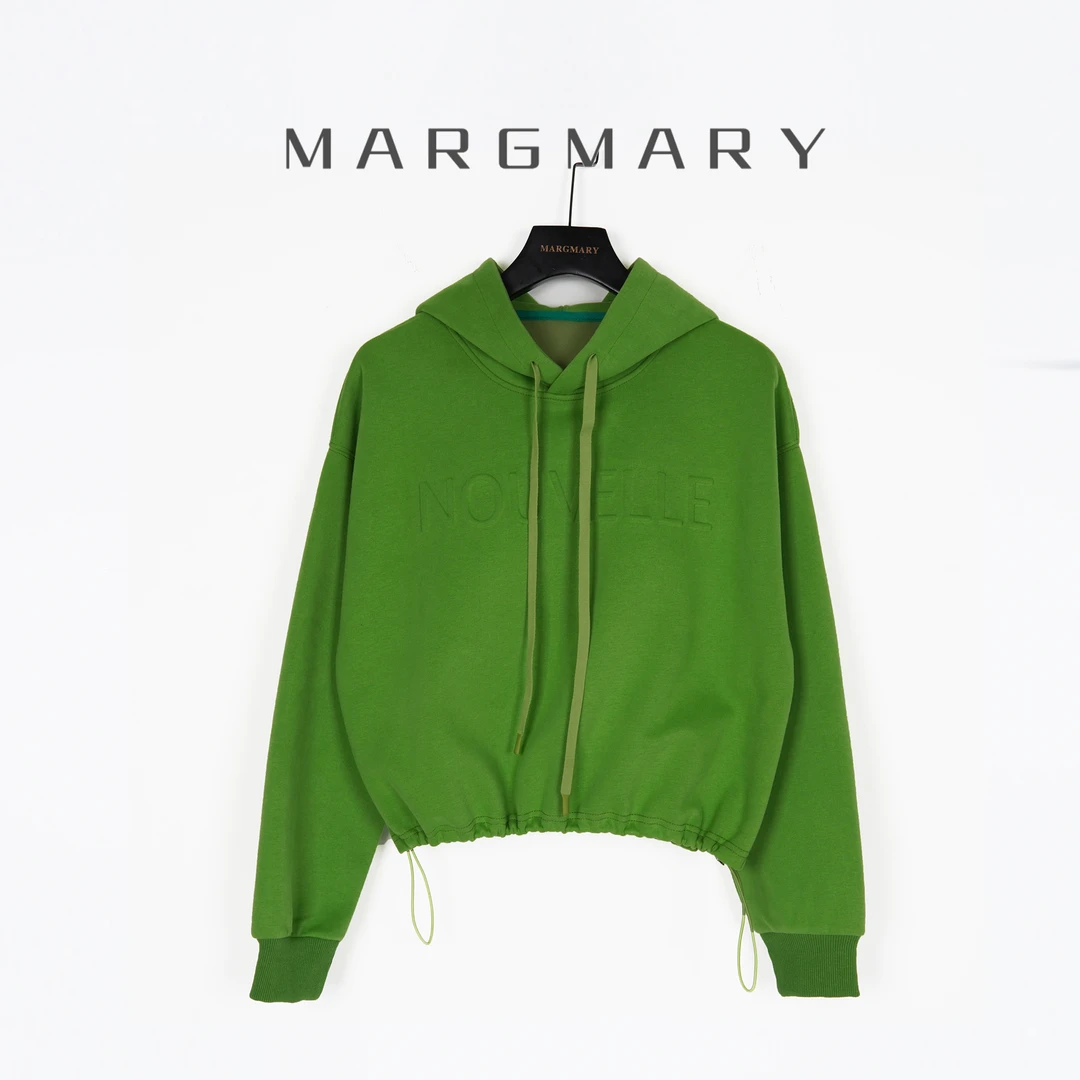 2025春季设计师新款休闲时尚百搭潮流舒适立体字母连帽卫衣