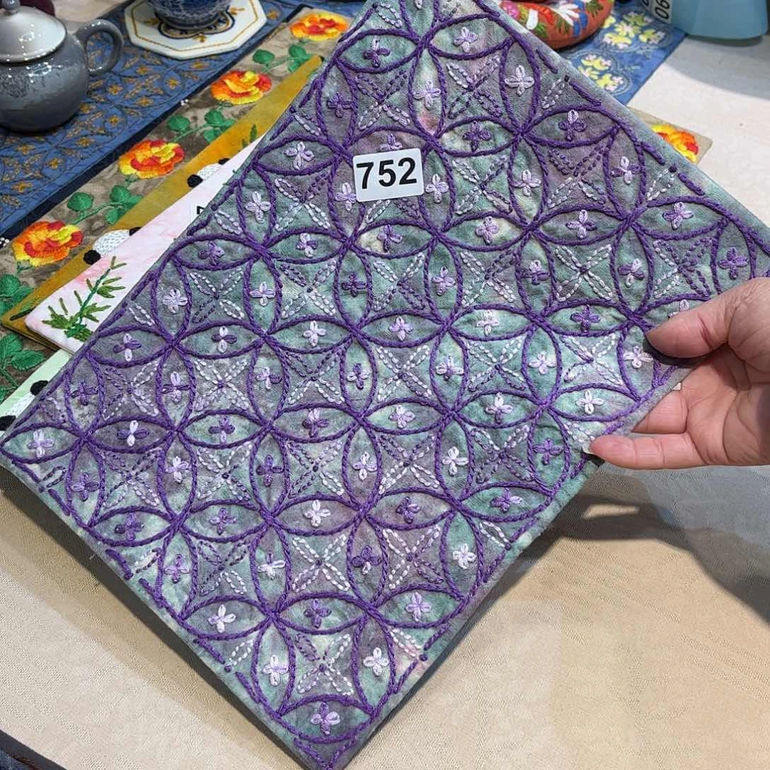 规格20.30刺子绣茶席