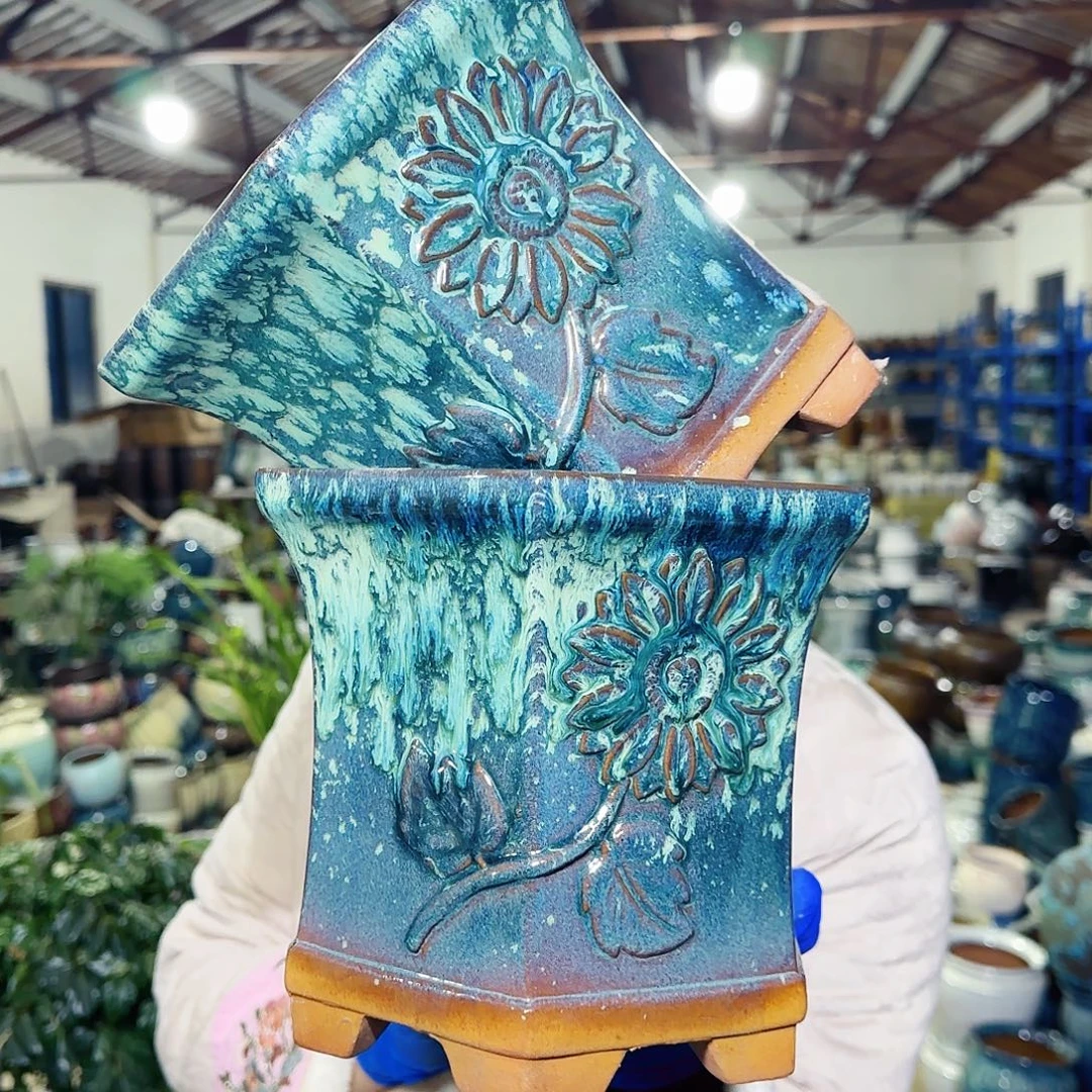 花盆紫砂高17口20