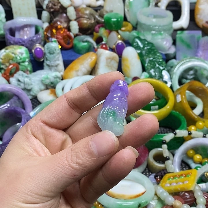 颈饰未镶嵌翡翠缅甸翡翠首饰配饰