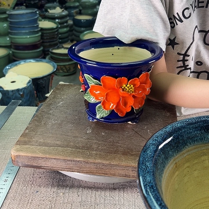 瑞***盛泳坤堂石湾盆陶瓷