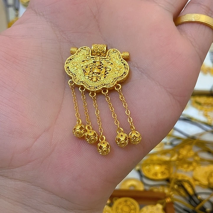 无铜合金小号天子门生吊坠