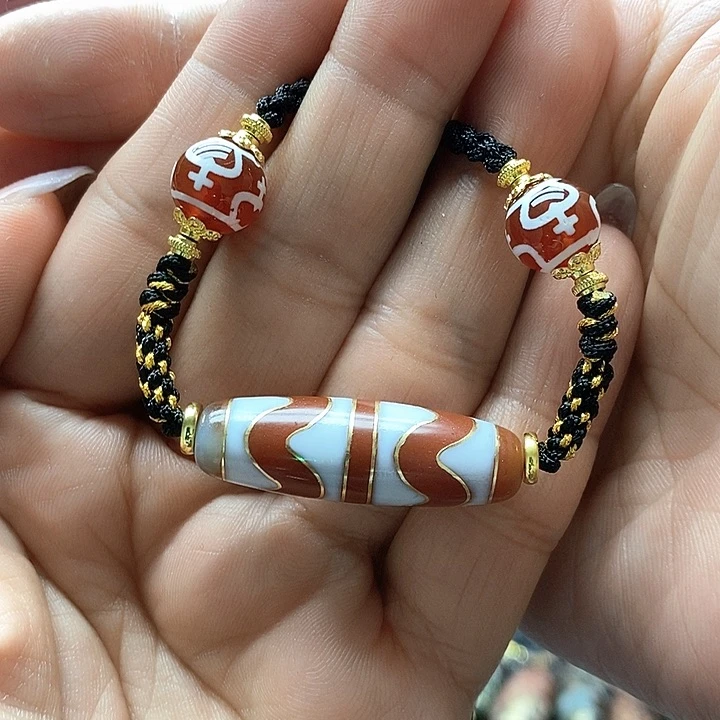 玛瑙/玉髓颈饰合金