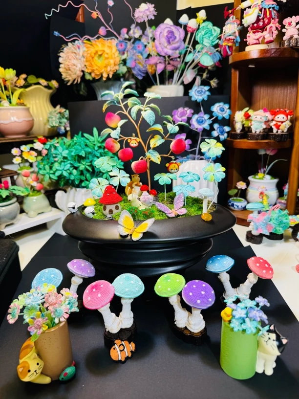 微钩花 微钩玩偶 微钩景观