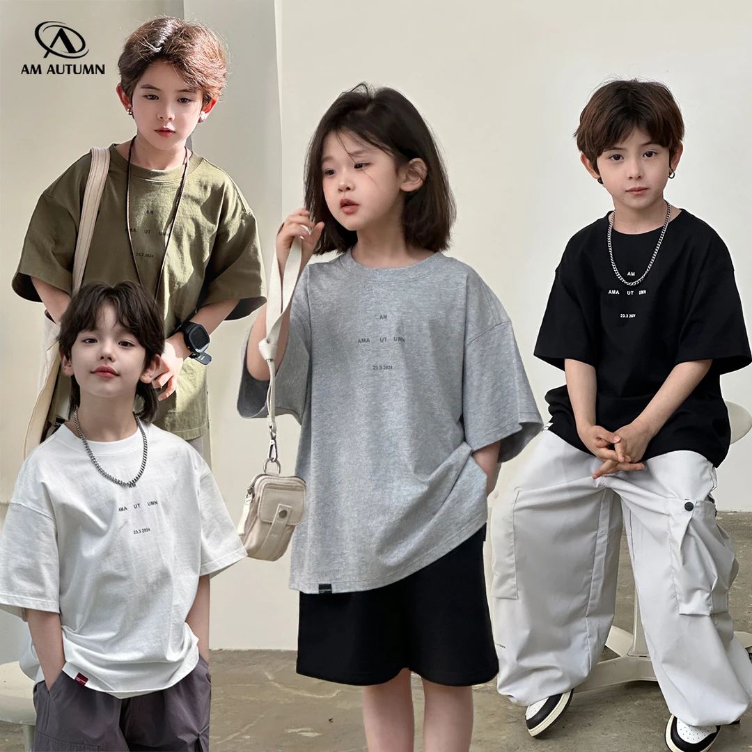 现货「AM AUTUMN」【今日单品】全棉纯色T恤男夏上衣BX52BX5220