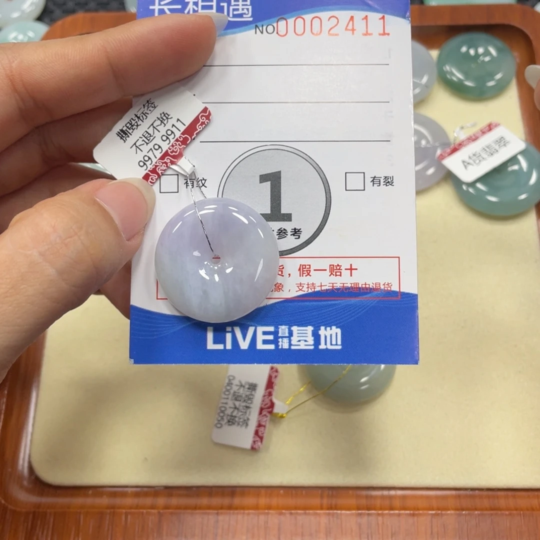 翡翠颈饰未镶嵌翡翠吊坠x 2411