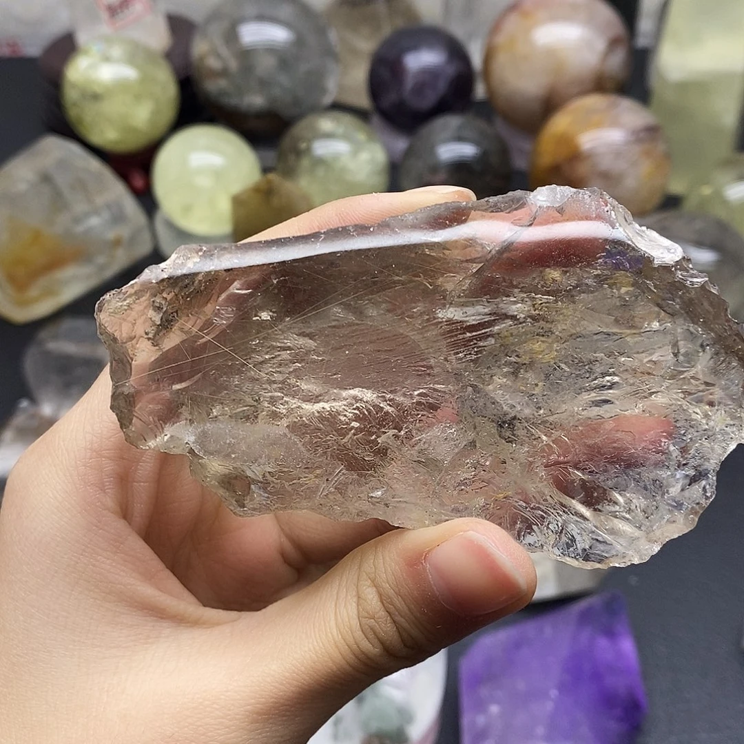 珠宝半成品水晶未镶嵌195水晶石