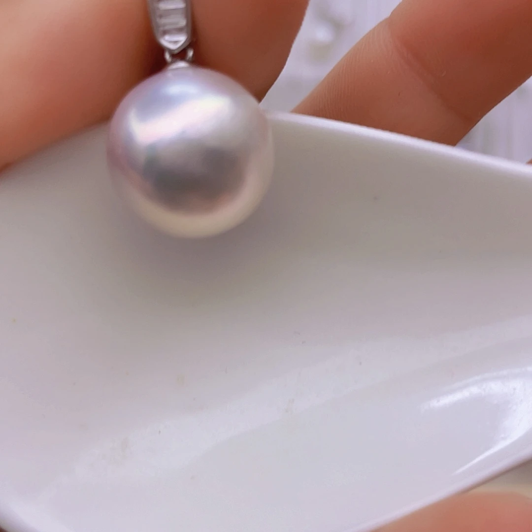 吊坠(赠链)银S925镶嵌淡水珍珠