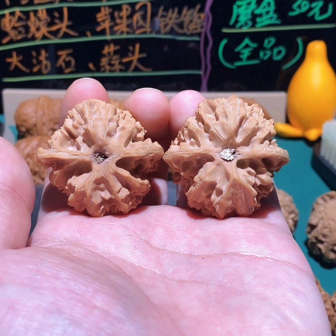 文玩核桃把件42苹果园全品